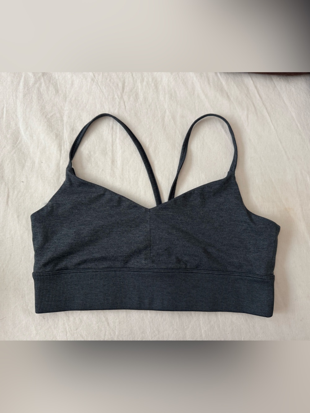 GapFit Charcoal Gray Sports Bra
